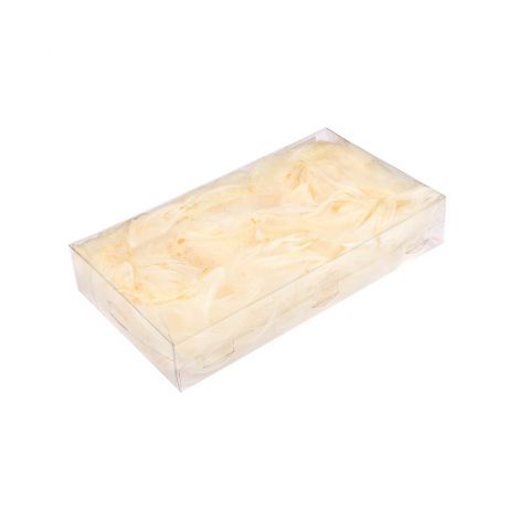 Piórka dekoracyjne Czakos w pudełku 35g, Ecru